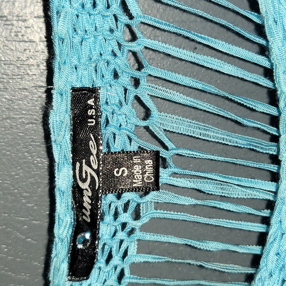 Blue Tape Yarn Sweater View 2